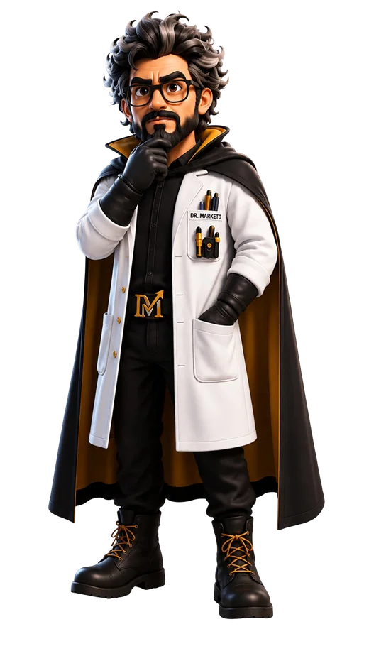Dr. Marketo, the platform's hero character
